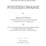 podziękowanie